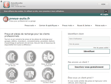 Tablet Screenshot of pneus-auto.fr
